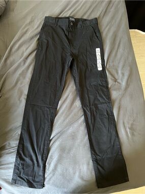 Skinny Black Chino Pants - Classic Fit